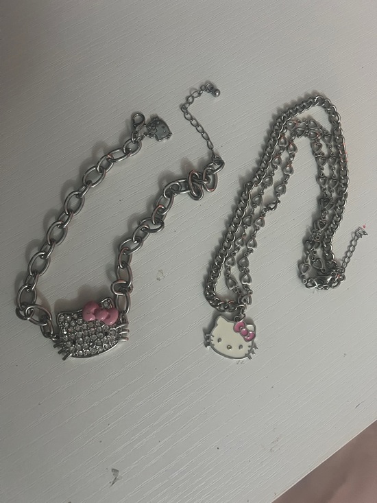 Sanrio Jewelry - Sanrio Hello Kitty Silver Necklace and Choker